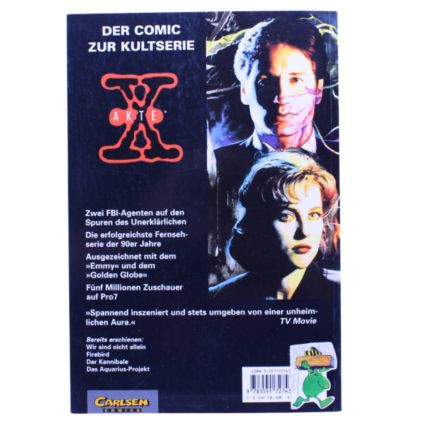 Akte X Comic Band 3 Carlsen 1996 Top Zustand | Hoppla-Stuff